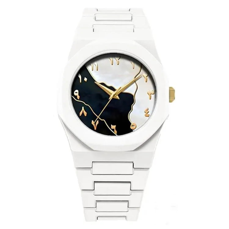 White Marble Dial
