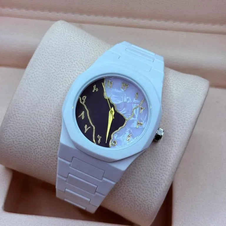 White Marble Dial